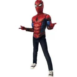 RUBIE'S Disfraces|Halloween*Spider-Man - Top musculoso con accesorios 8-10 años