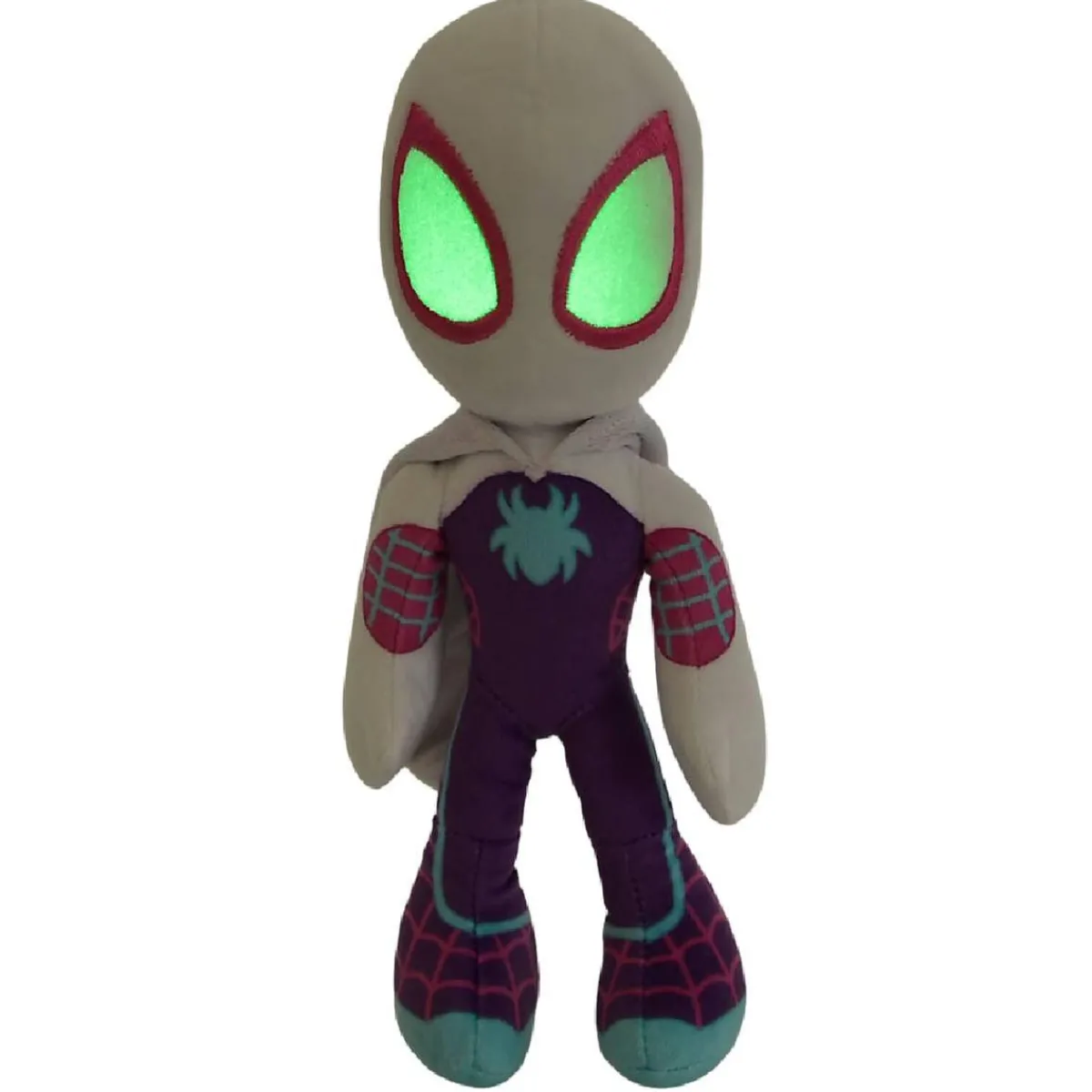 SIMBA Coleccionables Y Mini Mundos*Spidey y su Superequipo - Peluche Ghost Spider 25 cm