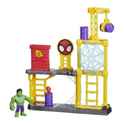 PLAYSKOOL Coleccionables Y Mini Mundos*Spidey y su Superequipo - Parque de juegos de Hulk