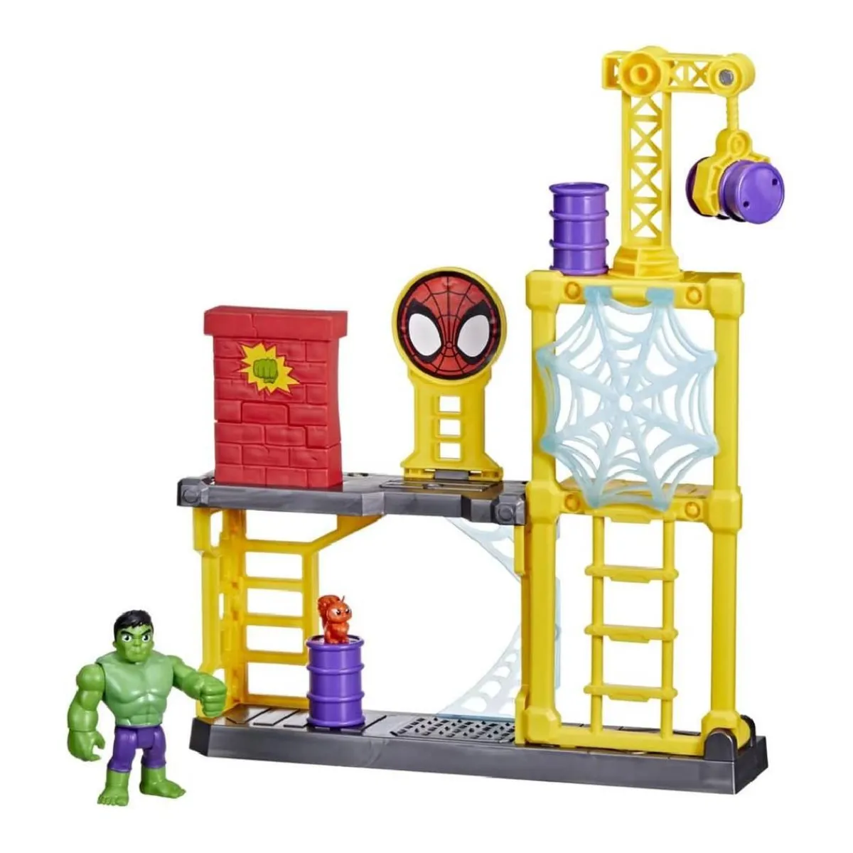 PLAYSKOOL Coleccionables Y Mini Mundos*Spidey y su Superequipo - Parque de juegos de Hulk