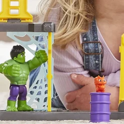 PLAYSKOOL Coleccionables Y Mini Mundos*Spidey y su Superequipo - Parque de juegos de Hulk