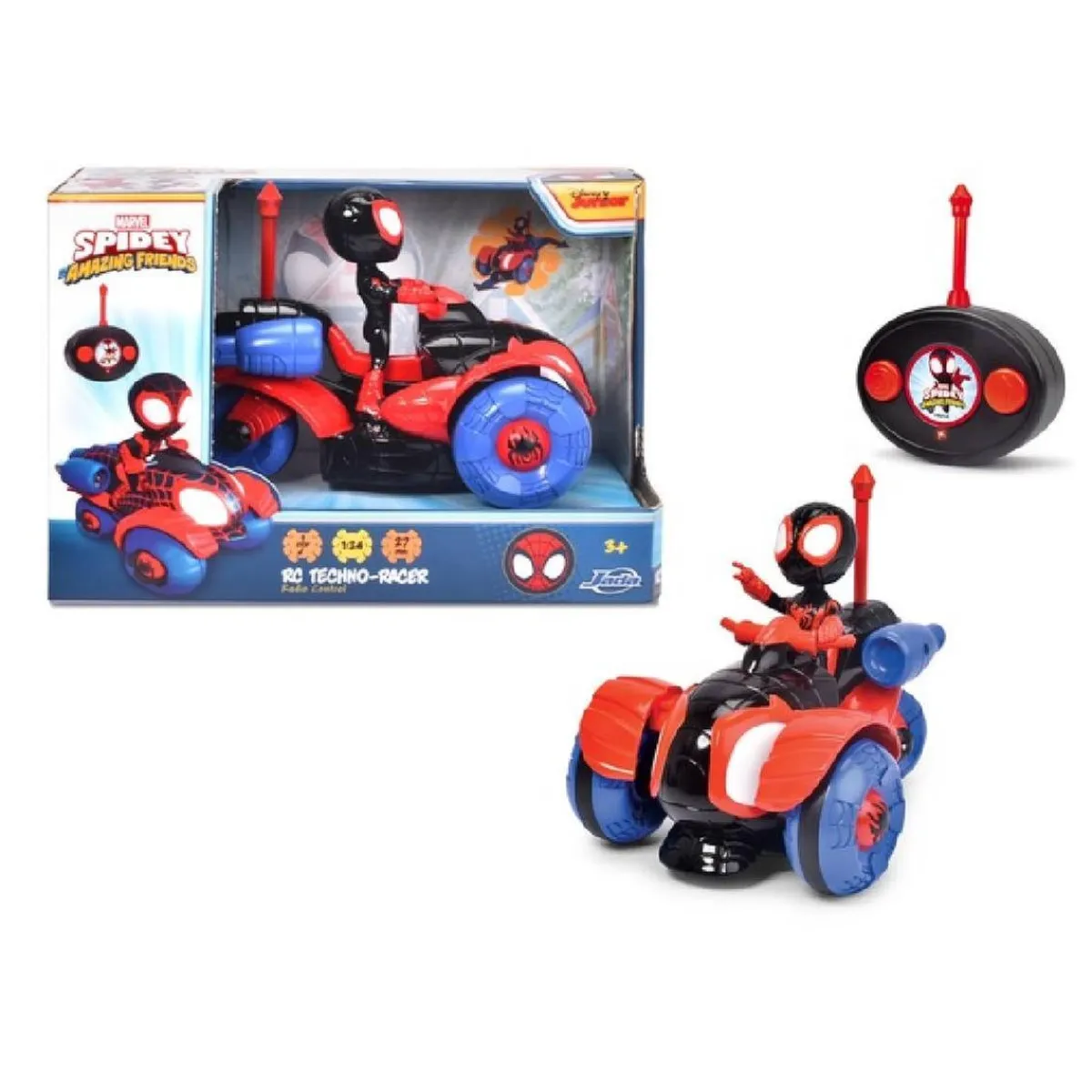 DICKIE TOYS Coleccionables Y Mini Mundos*Spidey y su Superequipo - RC Techno Racer