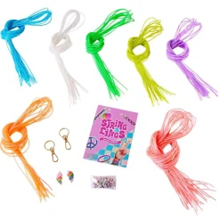 CREAMANIA Arte Y Manualidades*Stringalings - Kit de trenzado con 80 cuerdas