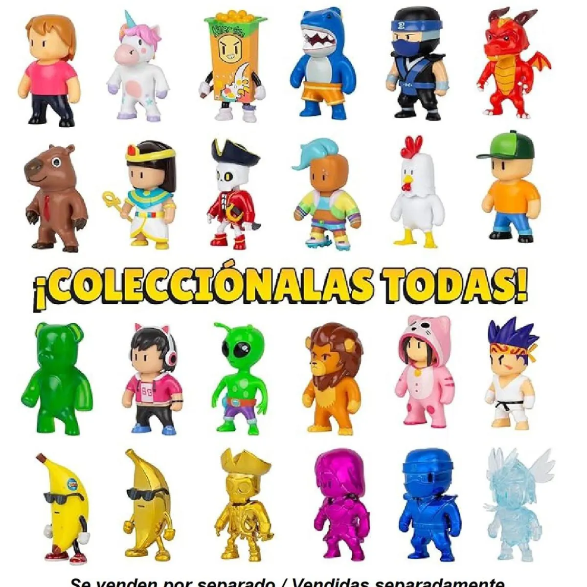 BIZAK Figuras De Acción*Stumble Guys - Pack 8 figuras (varios modelos)