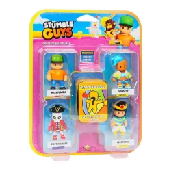 BIZAK Figuras De Acción*Stumble Guys - Pack 4 figuras + figura misteriosa (varios modelos)