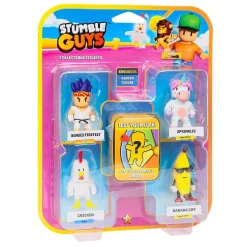 BIZAK Figuras De Acción*Stumble Guys - Pack 4 figuras + figura misteriosa (varios modelos)