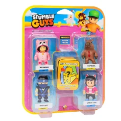 BIZAK Figuras De Acción*Stumble Guys - Pack 4 figuras + figura misteriosa (varios modelos)