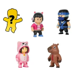 BIZAK Figuras De Acción*Stumble Guys - Pack 4 figuras + figura misteriosa (varios modelos)