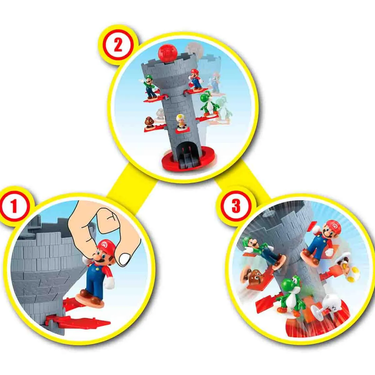 EPOCH PARA IMAGINAR S.L. Friki Zone|Juegos Y Puzzles*Super Mario - Blow Up! Shaky Tower