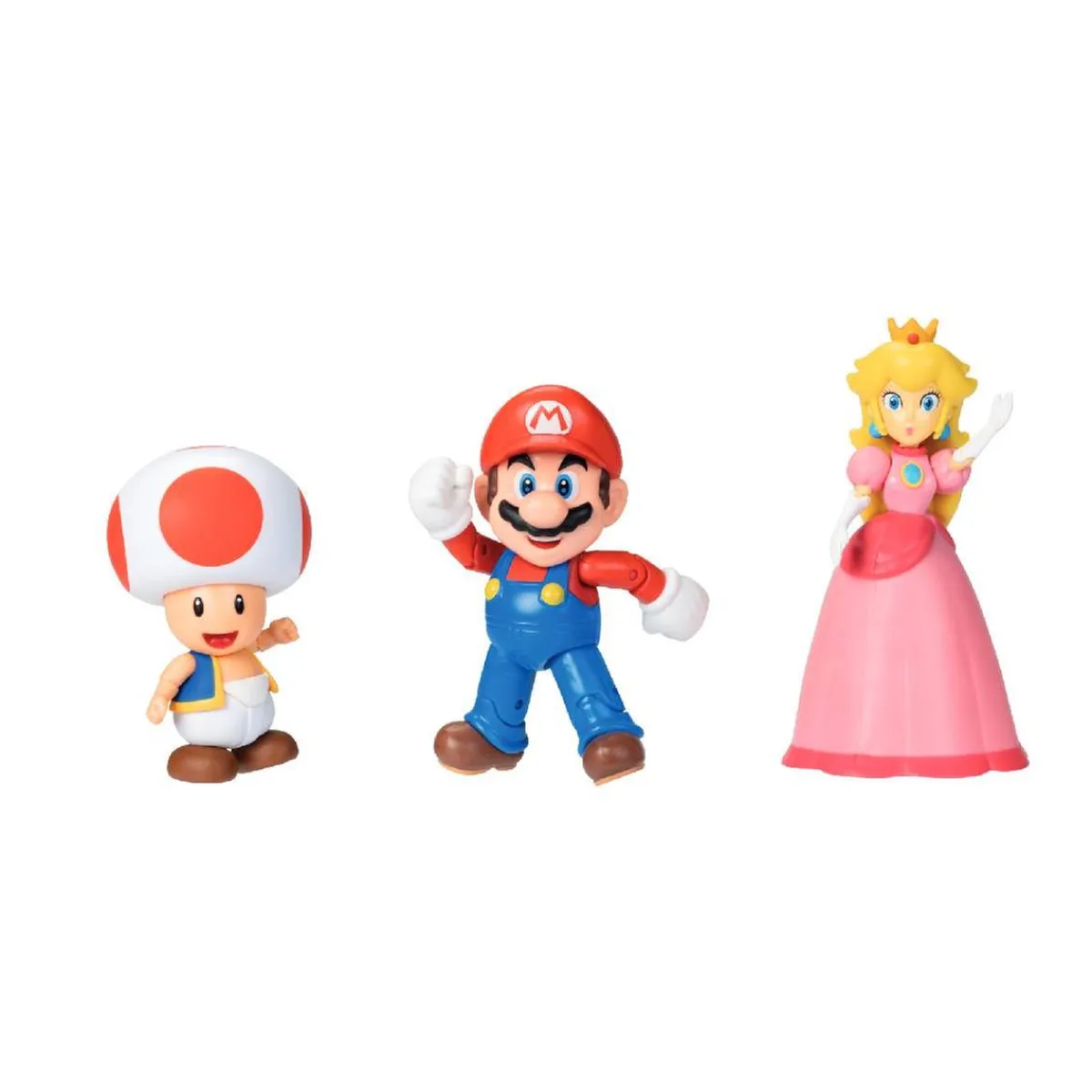 JAKKS Figuras De Acción*Super Mario - Pack 3 figuras de Mario y sus amigos