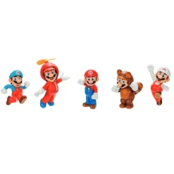JAKKS Figuras De Acción*Super Mario - Pack 5 figuras de Mario