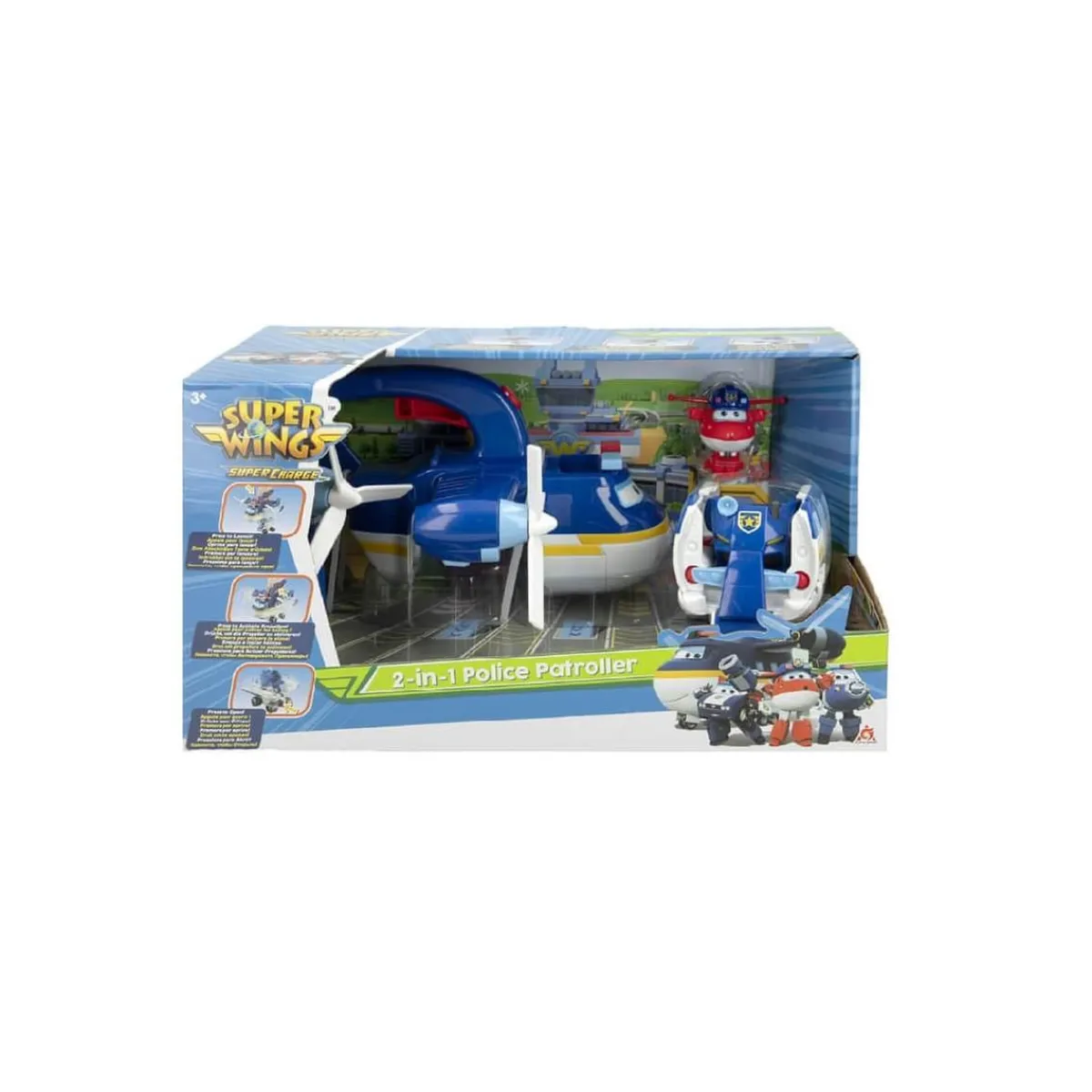 COLOR BABY Coleccionables Y Mini Mundos*Super Wings - Patrullera 2 en 1