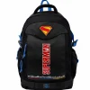 C Y P BRANDS Material Escolar*Superman - Mochila 43 cm adaptable a carro