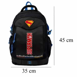 C Y P BRANDS Material Escolar*Superman - Mochila 43 cm adaptable a carro