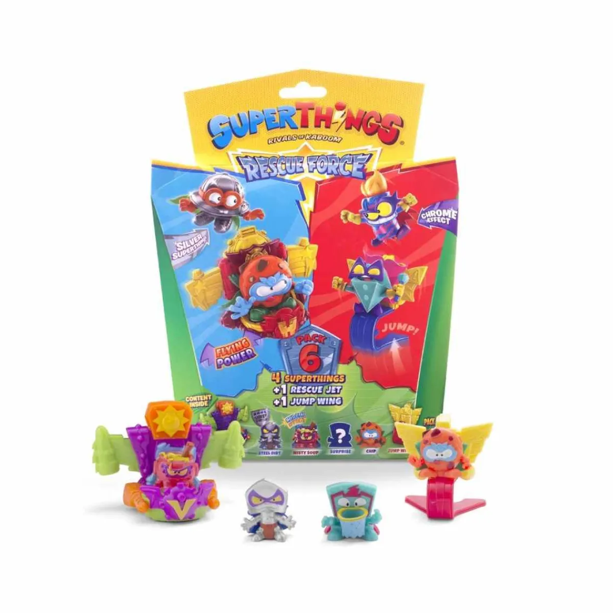 SUPER THINGS Figuras De Acción*SuperThings - Rescue Force Pack 6 (varios modelos)