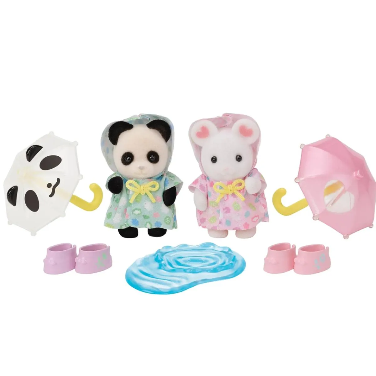 EPOCH PARA IMAGINAR S.L. Coleccionables Y Mini Mundos*Sylvanian Families - El Dúo De Bebés Con Ropa ㅤ