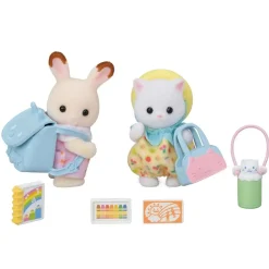 EPOCH PARA IMAGINAR S.L. Coleccionables Y Mini Mundos*Sylvanian Families - El Dúo De Bebés De Paseo ㅤ