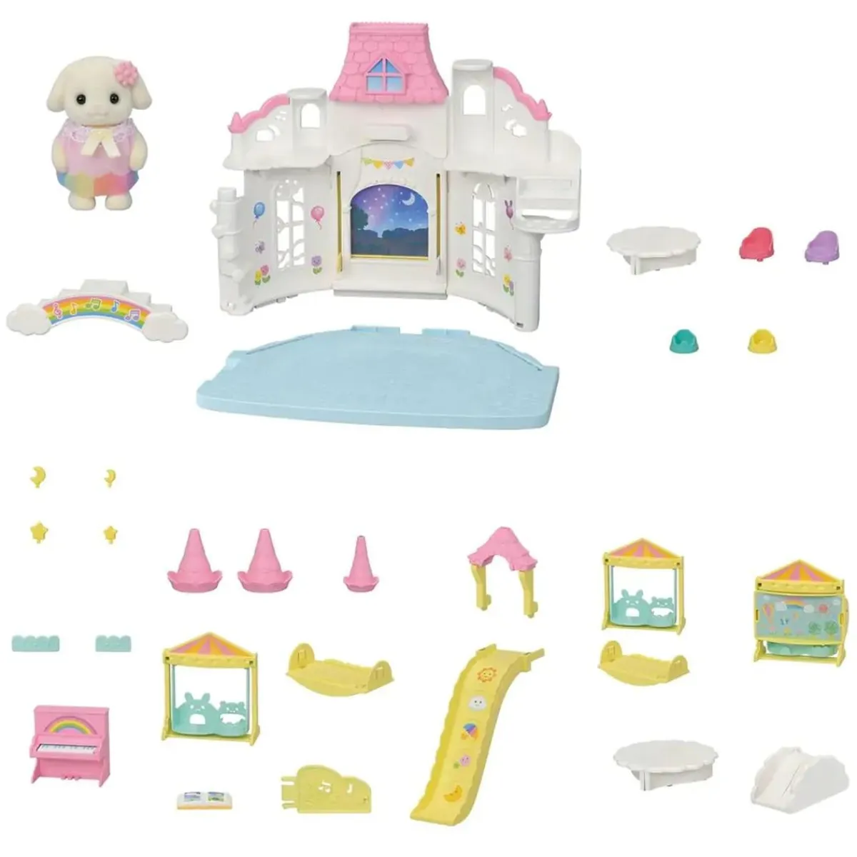 EPOCH PARA IMAGINAR S.L. Coleccionables Y Mini Mundos*Sylvanian Families - Guardería del Castillo Soleado ㅤ