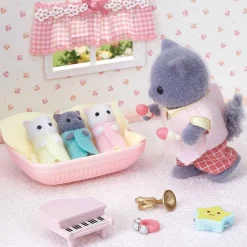 SYLVANIAN FAMILIES Coleccionables Y Mini Mundos*- Set 3 figuras gatos persa trillizos