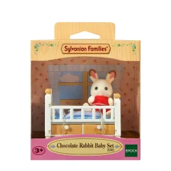 EPOCH PARA IMAGINAR S.L. Coleccionables Y Mini Mundos*Sylvanian Families - Set Bebé Conejo Chocolate (Cama)