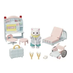EPOCH PARA IMAGINAR S.L. Coleccionables Y Mini Mundos*Sylvanian Families - Set Doctora de la Aldea - Casa de muñecas y juguetes ㅤ