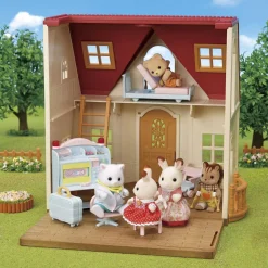 EPOCH PARA IMAGINAR S.L. Coleccionables Y Mini Mundos*Sylvanian Families - Set Doctora de la Aldea - Casa de muñecas y juguetes ㅤ