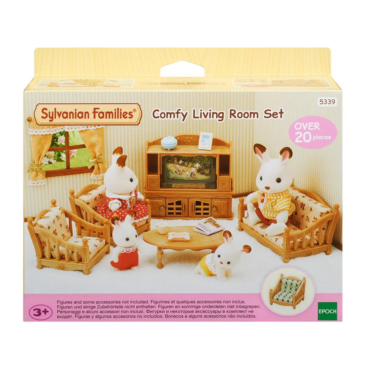 EPOCH PARA IMAGINAR S.L. Coleccionables Y Mini Mundos*Sylvanian Families - Set Salón Acogedor