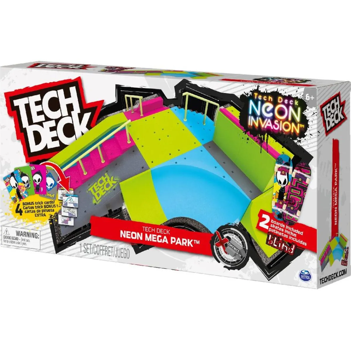 TECH DECK Vehículos Y Circuitos*- Neon Mega Parck