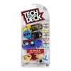CONCENTRA Vehículos Y Circuitos*Tech Deck - Pack 4 mini skates (varios modelos)