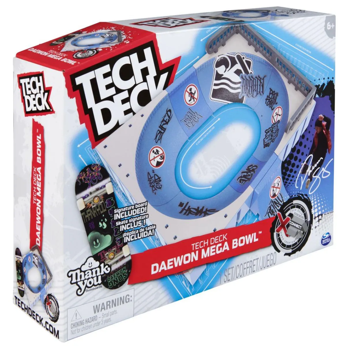 TECH DECK Vehículos Y Circuitos*Daewon Mega Bowl ㅤ