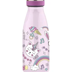 CLASSICS REVOLUTION, S.L. Material Escolar*Termo gatos rosa 350 ml