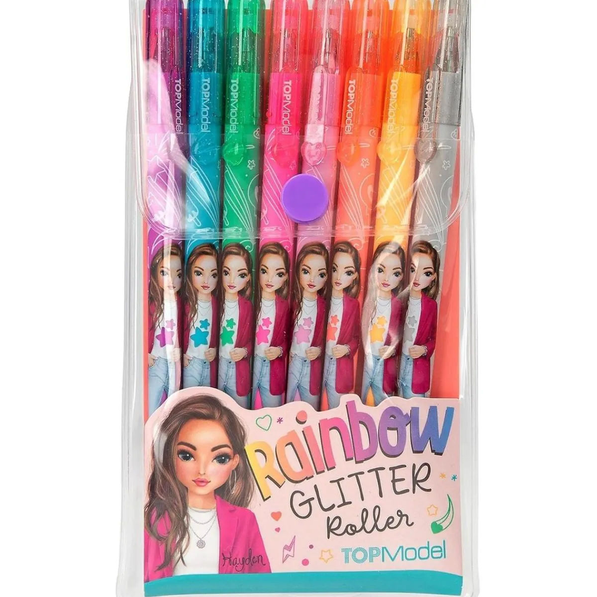DEPESCHE Estilo De Vida*Top Model - 8 bolígrafos de gel Glitter Arcoiris