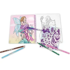 DEPESCHE Estilo De Vida*Top Model - Libro para colorear con lentejuelas