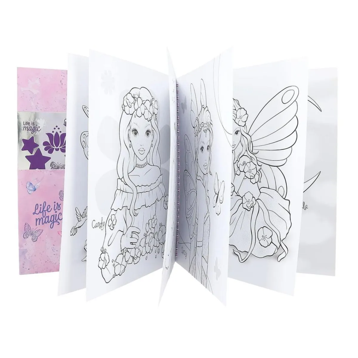 DEPESCHE Estilo De Vida*Top Model - Libro para colorear con lentejuelas