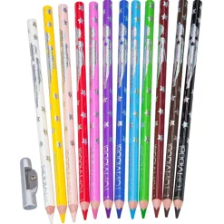 DEPESCHE Material Escolar|Estilo De Vida*Top Model - Set 12 Lápices de Colores