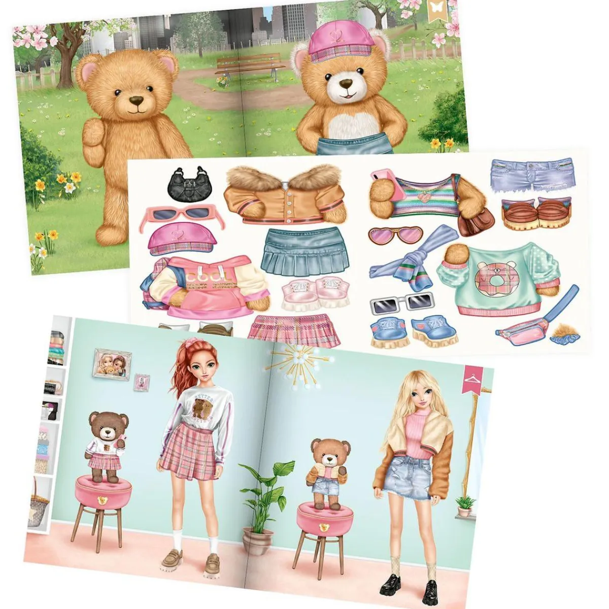 DEPESCHE Estilo De Vida*Top Model - Stickerworld libro pegatinas team teddy