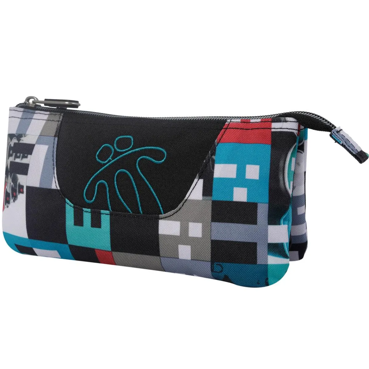 TOTTO Material Escolar*- Estuche escolar 3 compartimentos Tablero Sprayl