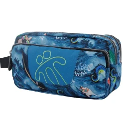 TOTTO Material Escolar*- Estuche escolar 3 compartimentos - Océano