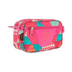 TOTTO Material Escolar*- Estuche escolar 2 compartimentos Plastilina - Rosa