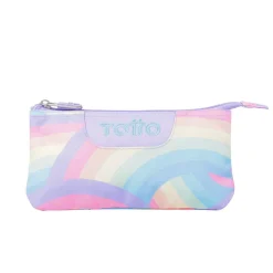 TOTTO Material Escolar*- Estuche escolar arcoíris Tablero