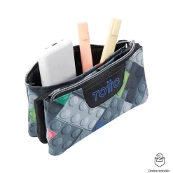 TOTTO Material Escolar*- Estuche escolar bloques Tablero
