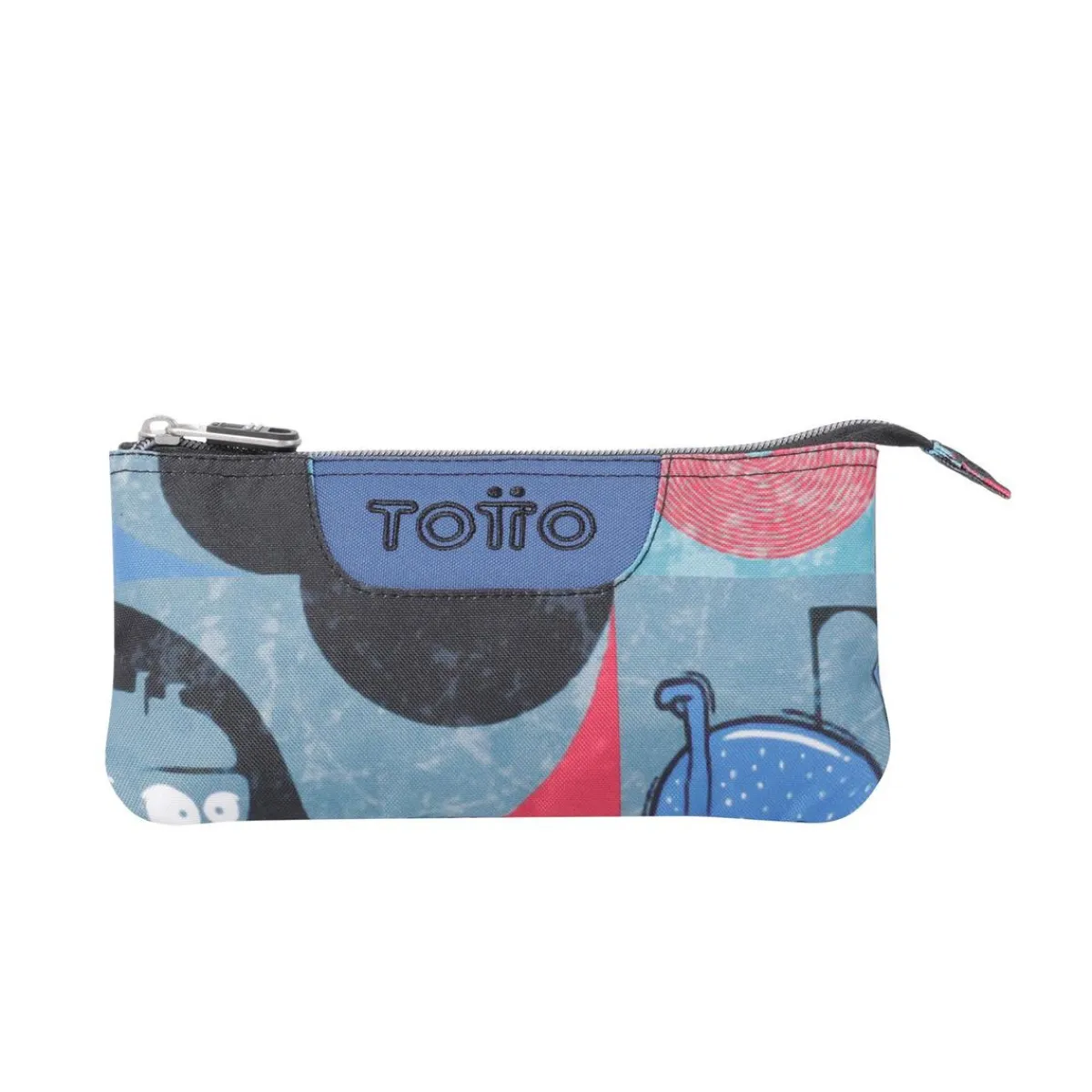 TOTTO Material Escolar*- Estuche escolar cyber monstruos Tablero