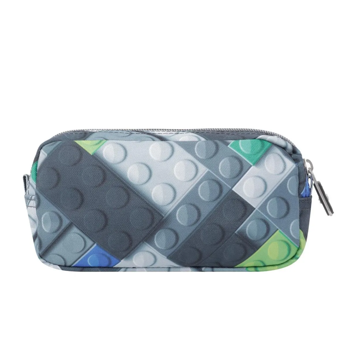 TOTTO Material Escolar*- Estuche escolar dos compartimentos bloques Sobre