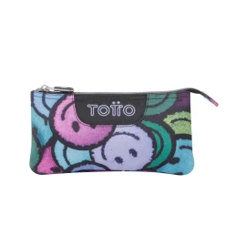 TOTTO Material Escolar*- Estuche escolar emojis Tablero