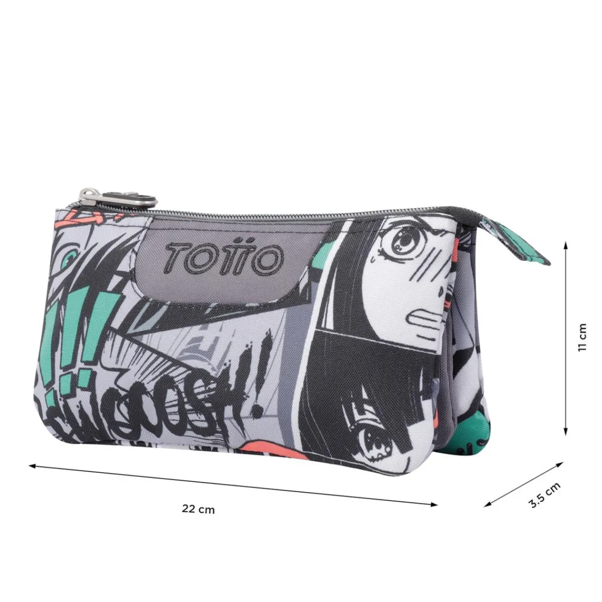 TOTTO Material Escolar*- Estuche escolar manga Tablero