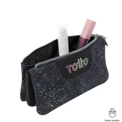 TOTTO Material Escolar*- Estuche escolar salpicado color Tablero