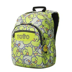 TOTTO Material Escolar*- Mochila Acuareles Hule