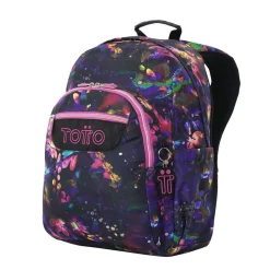 TOTTO Material Escolar*- Mochila Acuareles Flower Galaxy