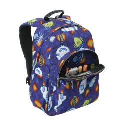 TOTTO Material Escolar*- Mochila Acuareles Space Blue