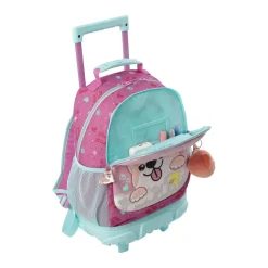 TOTTO Material Escolar*- Mochila con ruedas Doggy Love M